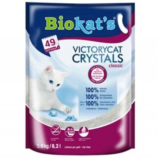 Biokats Victory Cat Crystals Classic Silica 3.6 kg Kedi Kumu kullananlar yorumlar